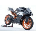 R&G Racing Aero no-cut Frame Sliders for KTM RC125 '11-'20, RC200 '14-'19, RC390 '12-21